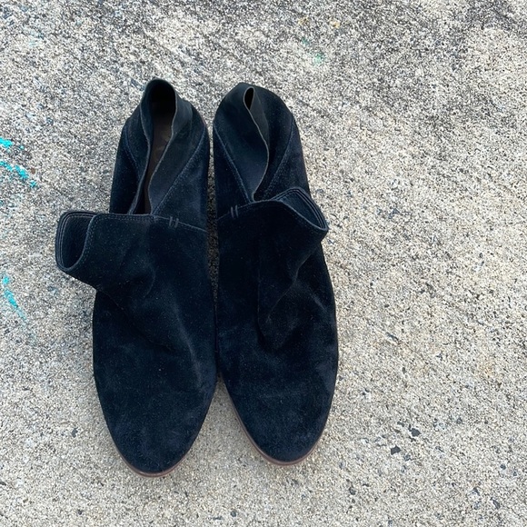 Sam Edelman Black Suede Convertible Prentice Bootie - Picture 1 of 9